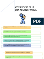 Características de La Auditoria Administrativa