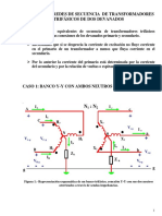Modelos de Redes de Secuencia de Transformadores Trifásicos de Dos Devanados PDF