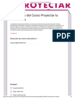 Evaluación Del Curso Proyectar La Enseñanza 1