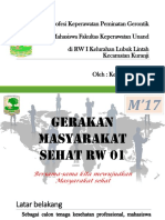 Presentasi MMK musyawarah masyarakat kelurahan. Gerontik