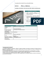 Planeación Argumentada Bachillerato