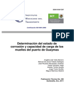 Instituto Mexicano Del Transporte Estado Corrosion Capacidad Carga Muelles Puerto Guaymas