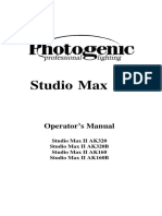 StudioMax II Manual