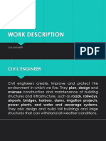 Civil Engineer Job Description