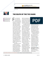 The Death of Tick Mark - Internal Auditor