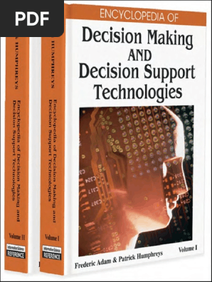 Adam F Humphreys P Eds Encyclopedia Of Decision Making And