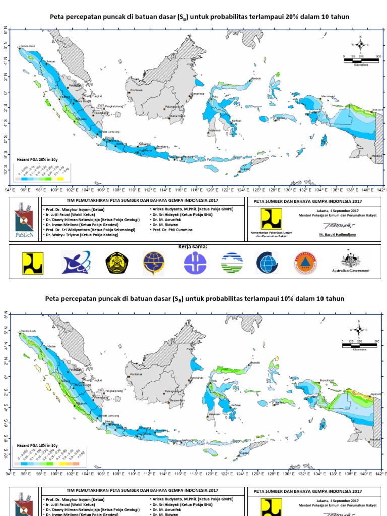 Peta Sumber dan Bahaya Gempa Indonesia 2022 pdf Peta Sumber dan Bahaya Gempa Indonesia 2022 pdf