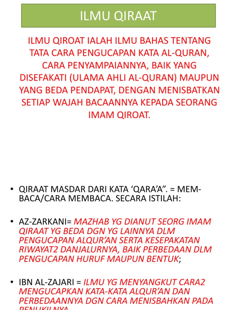 Ilmu Qiraat