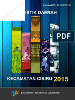 110 Statistik Daerah Kecamatan Cibiru 2015