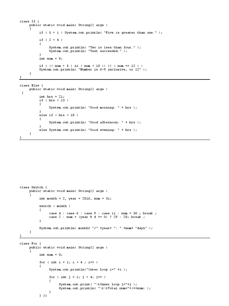 Codes 3 4 5 | PDF | String (Computer Science) | Integer (Computer Science)