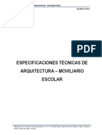 Especificaciones Tecnicas de Arquitectura - Moviliario Escolar.docx