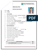 Curriculum Vitae - Contoh 2