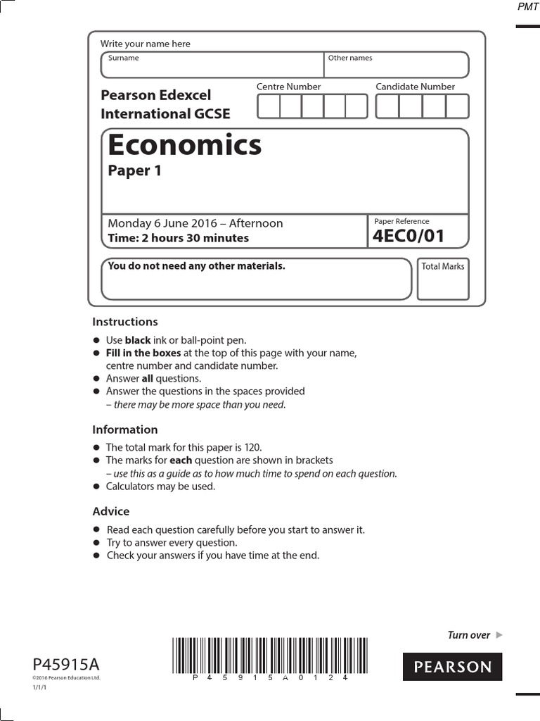Igcse economics workbook answer picture