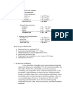 Design For Manufacture Cost Reduction