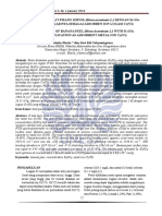 Aktivasi Kulit Pisang Kepok (Musa Acuminate l.) Dengan h2so4 Dan Aplikasinya Sebagai Adsorben Ion Logam Cr(Vi) Activation of Banana Peel (Musa Acuminate l.) With h2so4 and Application as Adsorbent Metal Ion Cr(Vi) -