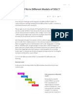 How UX Fits in Different Models of SDLC