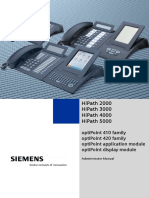 Siemens Hipath Optipoint Admin Manual