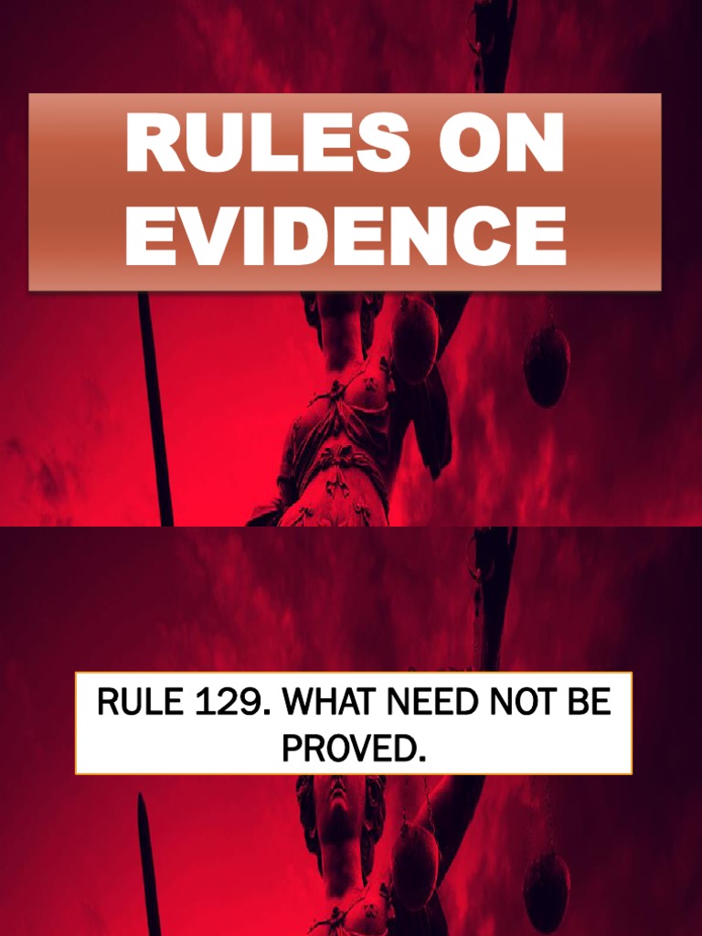Judicial Notice and Admissions in Court | PDF | Judicial Notice ...