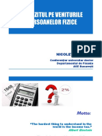 Impozit Pe Venit Persoane Fizice PDF