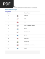 AT&T U-verse Channel Lineup Guide | PDF | Pay Television | Hbos