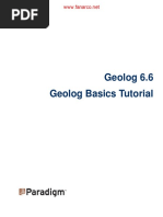 Geolog 6.6 Geolog Basics Tutorial