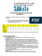 Barem de Evaluare Liceu