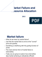 Market Failure and Resource Allocation