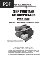 Download  Harbor Frieght 3 HP Twin Tank Air Compressor 94734 by Tom SN36917839 doc pdf