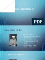 The Prime Ministers of India