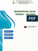 Rekonstruksi Jalan Taniwel - Saleman