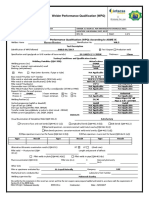 Welder Performance Qualification (WPQ) According To ASME IX Hassan Hussien