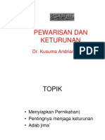 DR Kusuma - Pewarisan Dan Keturunan