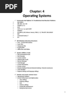 Operating Systems: Commands and Options To Troubleshoot and Resolve Problems