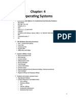 Operating Systems: Commands and Options To Troubleshoot and Resolve Problems