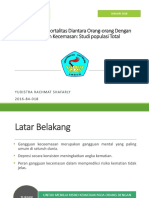 Peningkatan Mortalitas Diantara Orang-Orang Dengan Gangguan Kecemasan