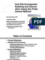 Biomedical Electromagnetic Field Modeling and Source Localization Using The Finite Element Method