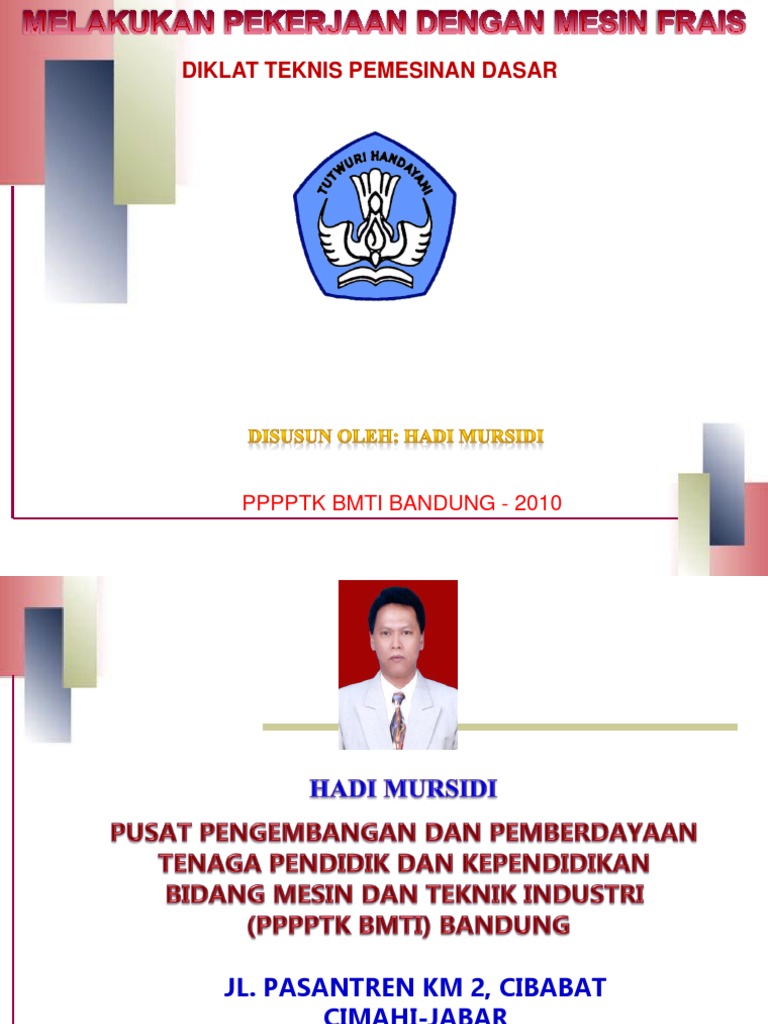 Parameter Parameter Mesin Frais