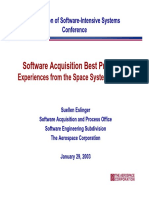 Software Acquisition Best Practices:: Experiences From The Space Systems Domain