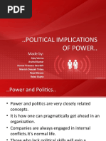 Political Implications of Power