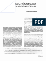 El Daño Moral y Daño en La Persona - Carlos Fernandez Sesarego PDF