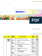 Prasekolah Rancangan Pengajaran Tahunan BM dan BI Minggu 1