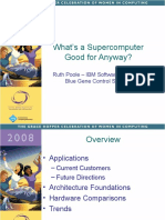 What's A Supercomputer Good For Anyway?: Ruth Poole - IBM Software Engineer Blue Gene Control System
