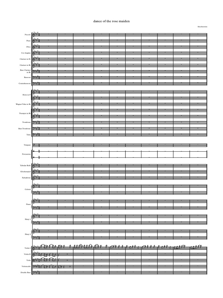 Untitled - Full Score PDF | PDF | Classical Music | Compositions For ...