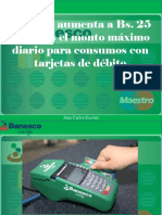 Banesco Aumenta a Bs. 25 Millones El Monto Máximo Diario Para Consumos Con Tarjetas de Débito