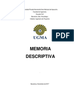 Memoria Descriptiva Proyecto