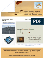 Cloud Hoppers Weather Station Using Arduino Uno Board and Ethernet Shield