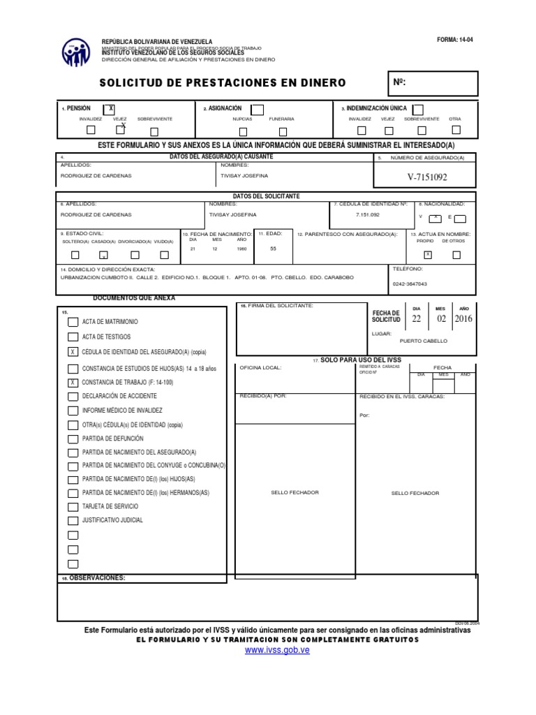 Planilla 14 04