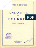 Bensadon Andante y Bourree PDF