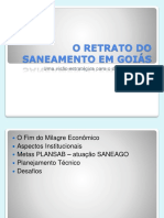 O Retrato Do Sanamento Em Goiás