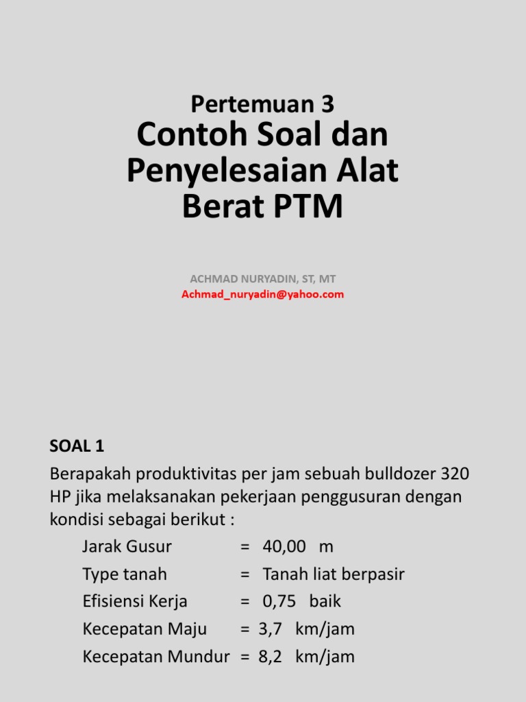 17+ Soal tes alat berat ideas